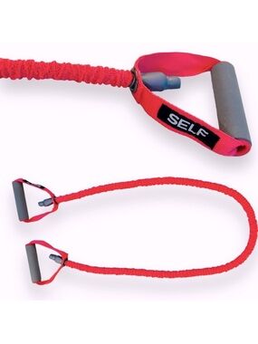 SELF Fitness Resistance Tube Bands Gym Workout Equipment Muscle Weight Training